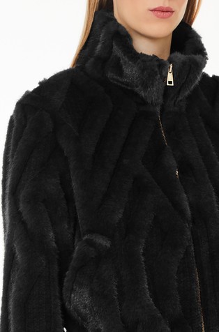 LIU JO Faux fur short jacket online at emporium.si