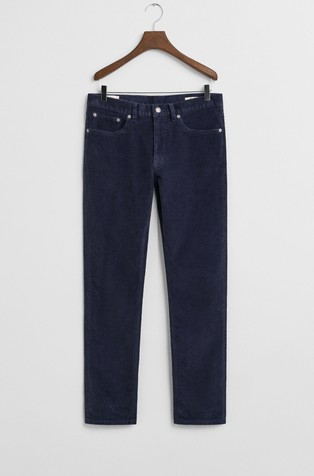Slim Fit Corduroy Trousers