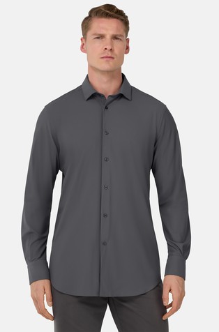 Slim fit srajca iz raztegljivega najlona