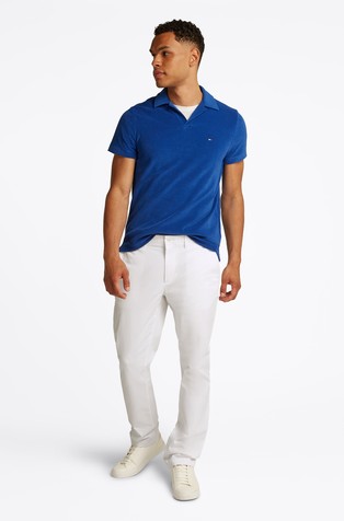 TOMMY HILFIGER Straight Fit Cotton Chinos White 3