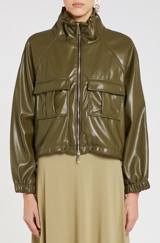 Jakna iz umetnega usnja