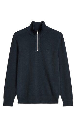 Knit sweater in organic cotton piqué