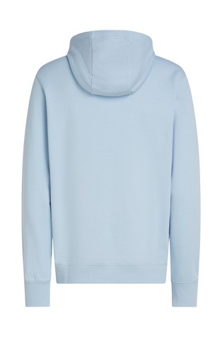 TOMMY HILFIGER Pulover s kapuco in vezeno logo zastavico Modra - Light Blue 7