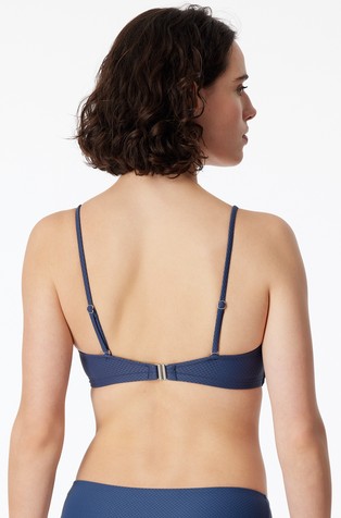 SCHIESSER Aqua Mix &amp; Match - bandeau zgornji del kopalk Modra - Blue 2