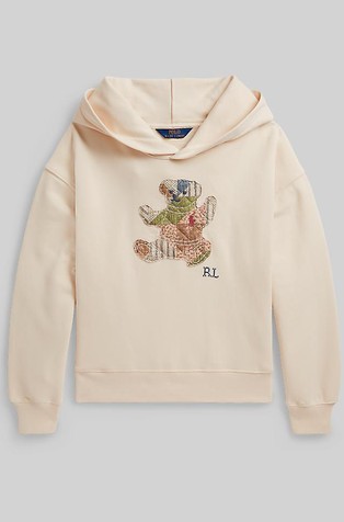 Polo Bear pulover s kapuco in frotirano notranjostjo