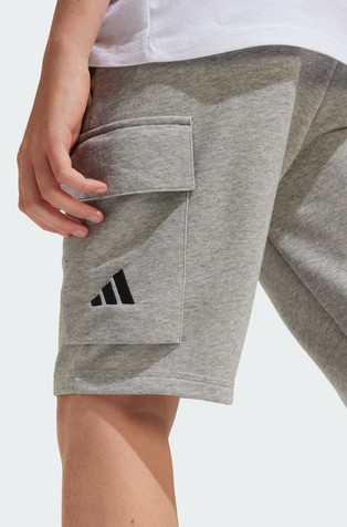 ADIDAS Essentials cargo kratke hlače Siva - Medium Grey Heather / Black 5