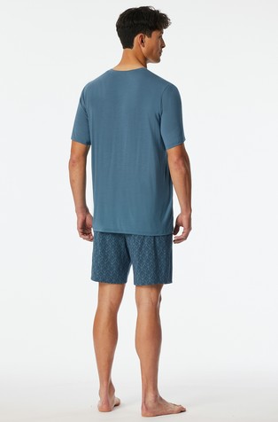 SCHIESSER Long Life Soft - short pyjamas Blue 2