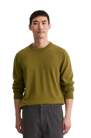 Pleten pulover iz mešanice z organskim bombažem