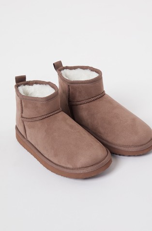 ETAM Chesnut visoki copati iz umetnega usnja Rjava - Brown 2