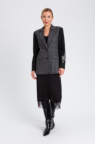 Actitude x MYFO suknjič z enorednim zapenjanjem