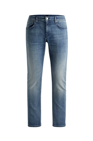 Slim-fit jeans in super-soft blue denim