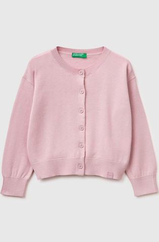 Cardigan in cotton and Modal blend