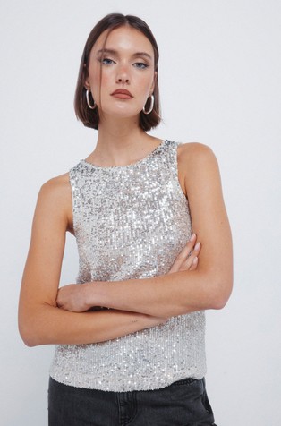 Top z bleščicami