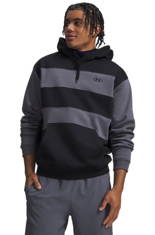 UA Rival Fleece Striped Hoodie