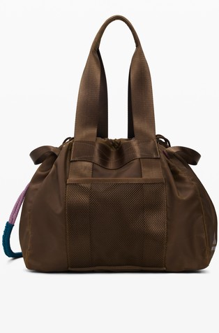 Large nylon shopper bag