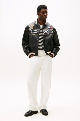 TOMMY HILFIGER TH x F1 MOVIE relaxed fit jeans hlače Bela - White 3