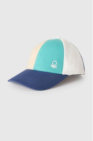 Kapa s šiltom in barvnimi bloki