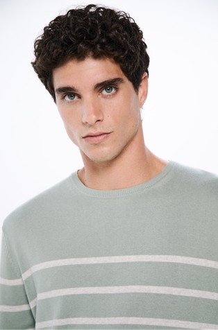 SPRINGFIELD Striped jumper Green 4