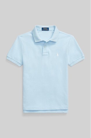 Slim fit bombažna polo majica