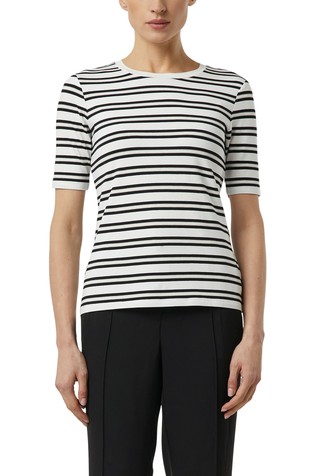 Slim fit majica s svetlečim črtastim vzorcem