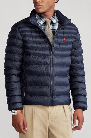 Packable quilted jacket