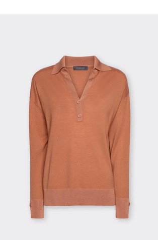 Pletena volnena polo majica