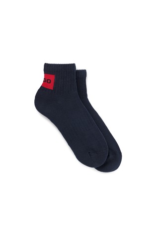 Paket 2 parov nogavic z rdečim logotipom