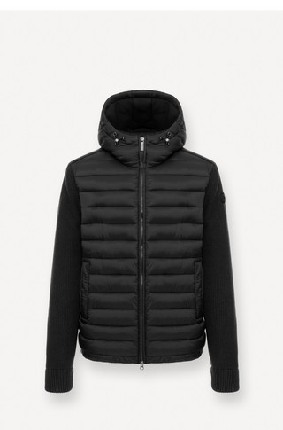 Hybrid hooded jacket