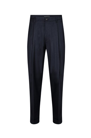 Tailored hlače iz mehke flanelaste tkanine