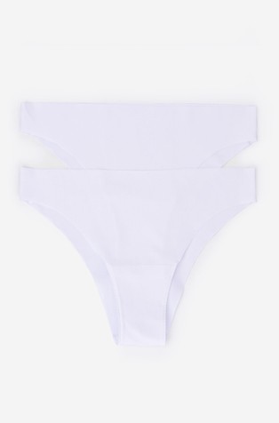 2 microfiber brazilian panties pack