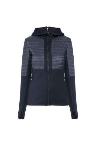 DIDRIKSONS Annema Water-repellent Full-Zip with Hood Dark Night Blue 6