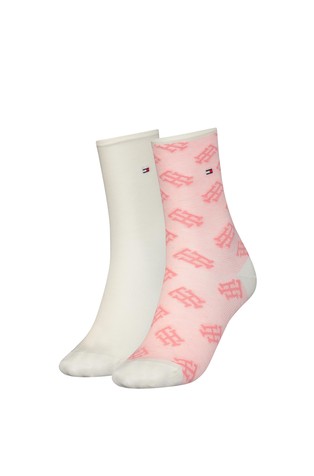 Paket 2 parov Classics Monogram nogavic