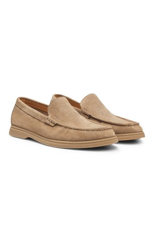 Suede loafers