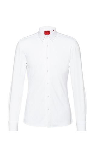 Extra slim fit srajca iz raztegljivega jerseya