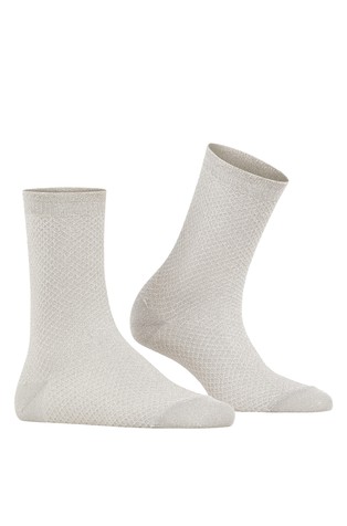 FALKE Elegant Women Socks With Shimmering Effect Gray 3