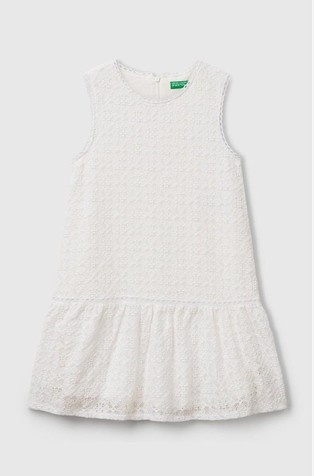 Čipkasta obleka brez rokavov