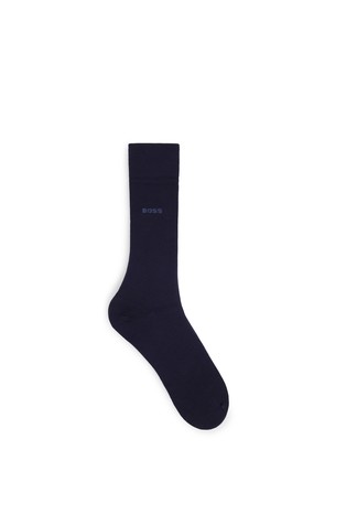 Regular-length socks with anti-bacterial finish