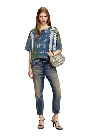 DIESEL Boyfriend jeans - 2041 D-Fayza Joggjeans® 068PM Dark Blue 3