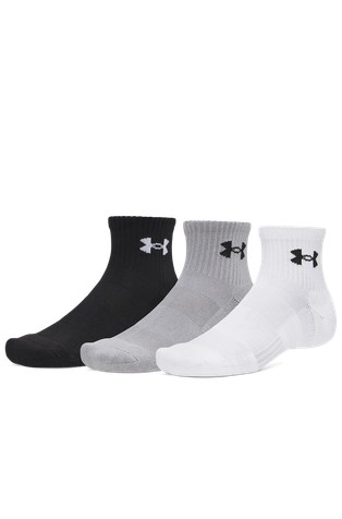 UA Performance unisex paket 3 parov bombažnih nogavic