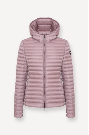 Prehodna vodoodbojna puhovka s kapuco