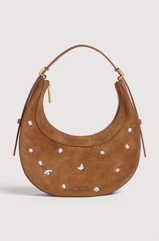 Whisper Minibag in Suede with Embroidery