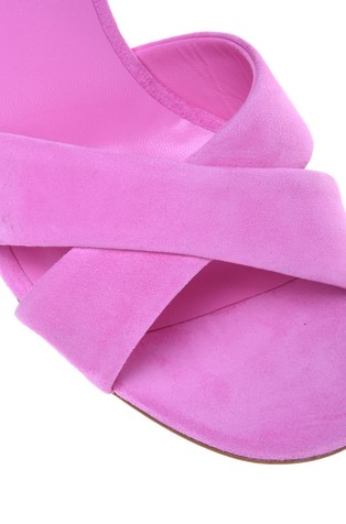 BALDININI Suede sandals Pink 6