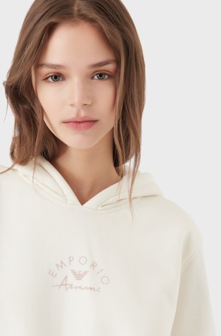 EMPORIO ARMANI Loungewear tracksuit with plush lining White 3