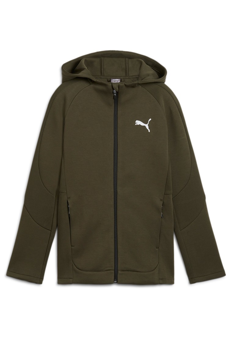 PUMA Evostripe Full-Zip Hoodie Youth Green 