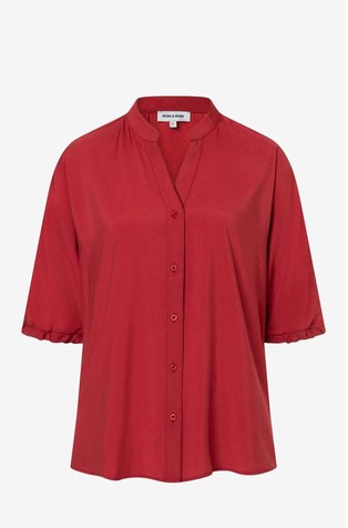 Loose modal-blend shirt