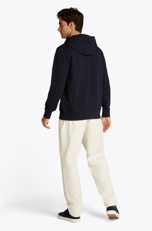 TOMMY HILFIGER Pulover s kapuco in vezeno logo zastavico Modra - Dark Blue 2