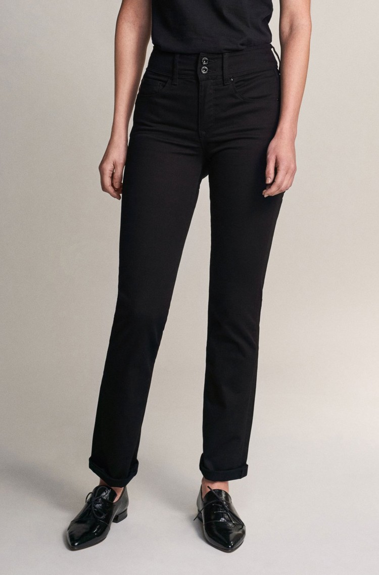 SALSA JEANS Push In Secret slim true black jeans Black 