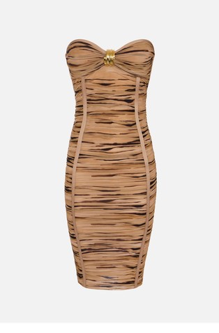 Jersey obleka s tigrastim vzorcem