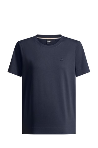 Mercerised-cotton T-shirt with Double B monogram