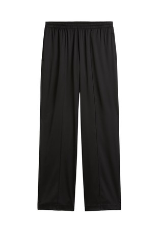MARC O'POLO Relaxed fit satin trousers made of stretch viscose Black 4